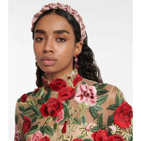 Jennifer Behr Aileen Embellished Earrings 2 Jennifer Behr Aileen Embellished Earrings - Image 2