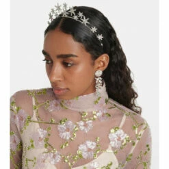 Jennifer Behr Helia Tiara Embellished Headband