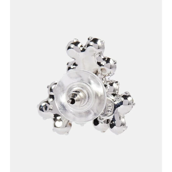 Jennifer Behr Violet Crystal-embellished Earrings 4 Jennifer Behr Violet Crystal-embellished Earrings - Image 4