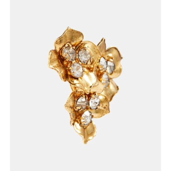 Jennifer Behr Maye Embellished Floral Earrings 1 Jennifer Behr Maye Embellished Floral Earrings