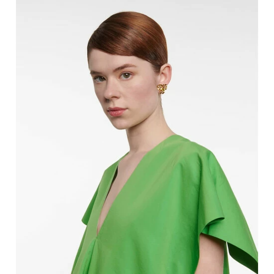 Jennifer Behr Maye Embellished Floral Earrings 2 Jennifer Behr Maye Embellished Floral Earrings - Image 2