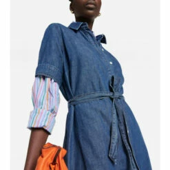 Frame Tie-waist Shirt Dress -Frame Online Shop unnamed file 267