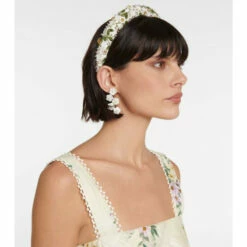 Jennifer Behr Elowen Embellished Floral Headband
