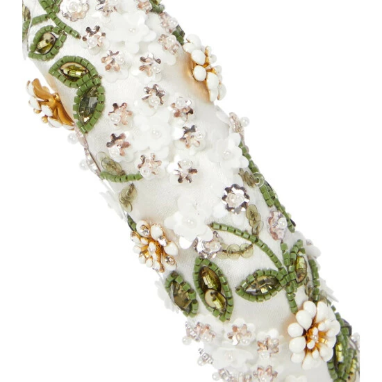 Jennifer Behr Elowen Embellished Floral Headband 2 Jennifer Behr Elowen Embellished Floral Headband - Image 2