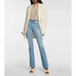 Frame Le Super High Rise Mini Boot Jeans