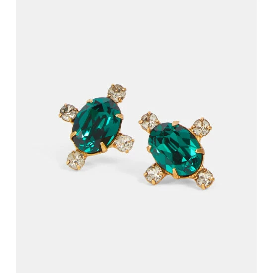 Jennifer Behr Alice Crystal-embellished Earrings 3 Jennifer Behr Alice Crystal-embellished Earrings - Image 3