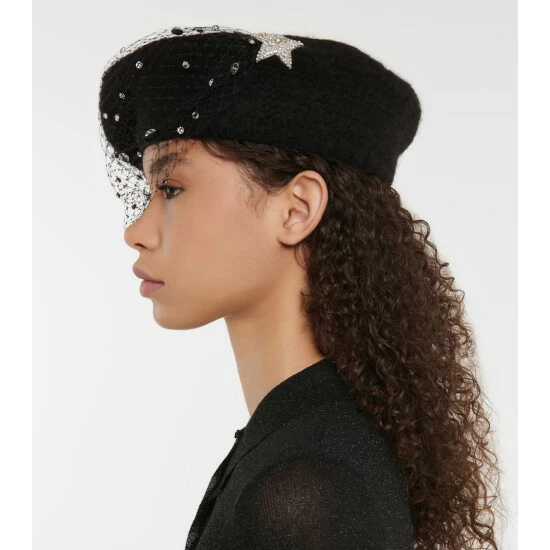 Jennifer Behr Aurora Embellished Beret 1 Jennifer Behr Aurora Embellished Beret