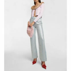 Frame Le Jane Embellished High-rise Jeans