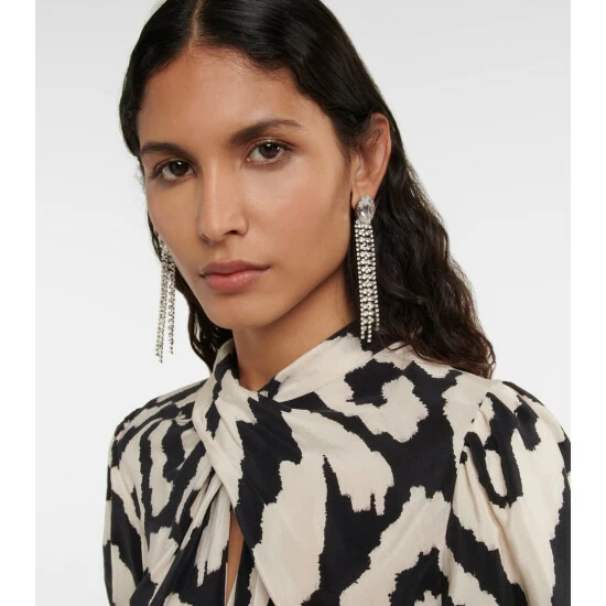 Jennifer Behr Crystal-embellished Earrings 2 Jennifer Behr Crystal-embellished Earrings - Image 2