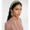 Jennifer Behr Liana Embellished Silk Headband