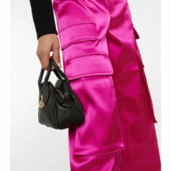 Frame High-rise Wide-leg Satin Cargo Pants -Frame Online Shop unnamed file 377