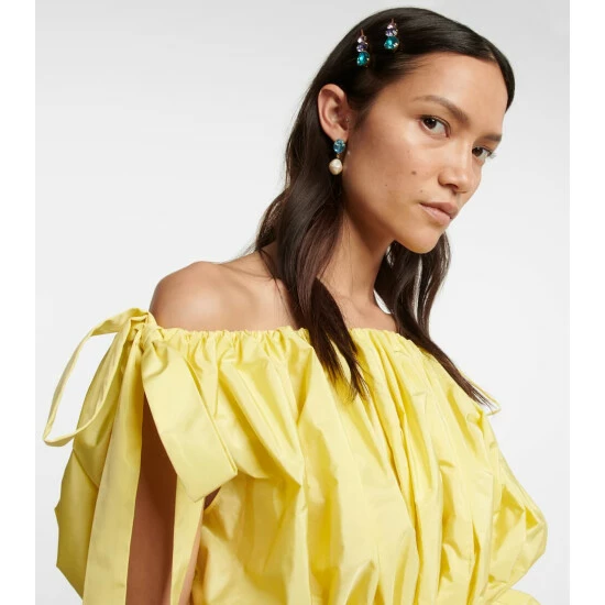 Jennifer Behr Tunis Crystal-embellished Earrings 2 Jennifer Behr Tunis Crystal-embellished Earrings - Image 2