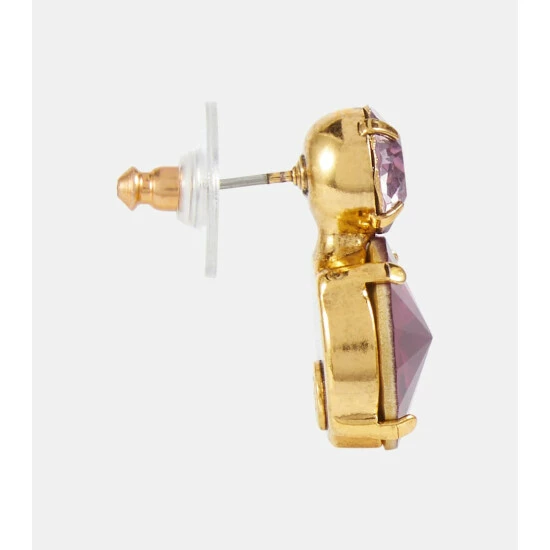 Jennifer Behr Myrla Crystal-embellished Earrings 1 Jennifer Behr Myrla Crystal-embellished Earrings