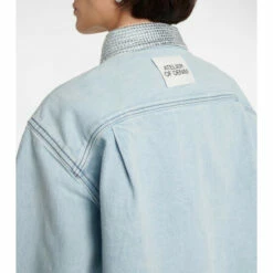 Frame Rhinestone-embellished Denim Shirt -Frame Online Shop unnamed file 447