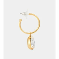 Jennifer Behr Jane Embellished Hoop Earrings