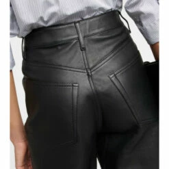 Frame High-rise Wide-leg Leather Pants -Frame Online Shop unnamed file 461