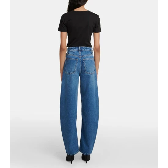 Frame Long Barrel High-rise Wide-leg Jeans 2 Frame Long Barrel High-rise Wide-leg Jeans - Image 2