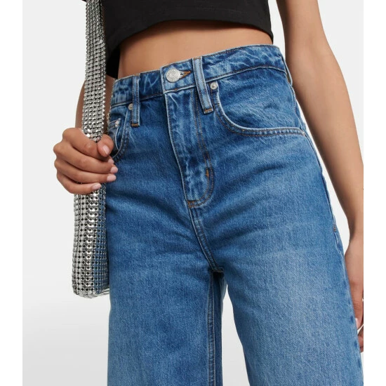 Frame Long Barrel High-rise Wide-leg Jeans 3 Frame Long Barrel High-rise Wide-leg Jeans - Image 3