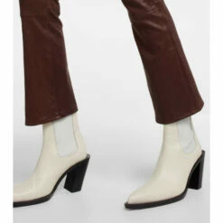 Frame Le Crop Mini Boot Leather Pants -Frame Online Shop unnamed file 486