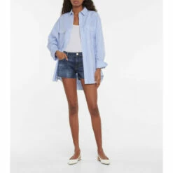 Frame Le Cut Off Denim Shorts