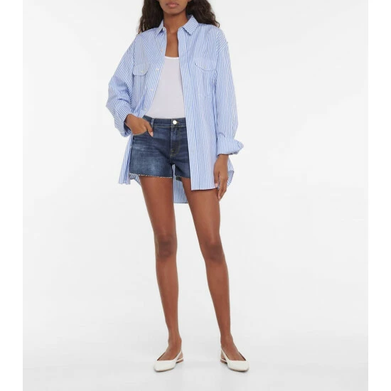 Frame Le Cut Off Denim Shorts 1 Frame Le Cut Off Denim Shorts