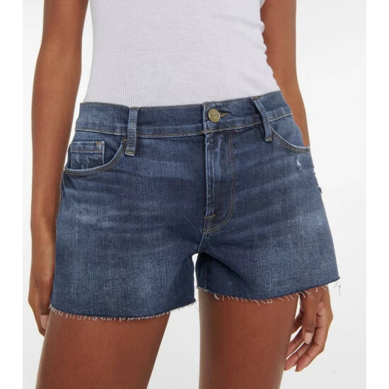 Frame Le Cut Off Denim Shorts 3 Frame Le Cut Off Denim Shorts - Image 3