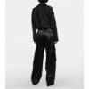 Frame Straight-leg Satin Cargo Pants