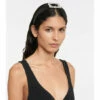 Jennifer Behr Elise Embellished Silk Headband