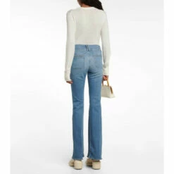 Frame High-rise Flared Jeans