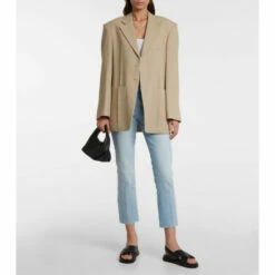 Frame Le High Cropped Straight Jeans