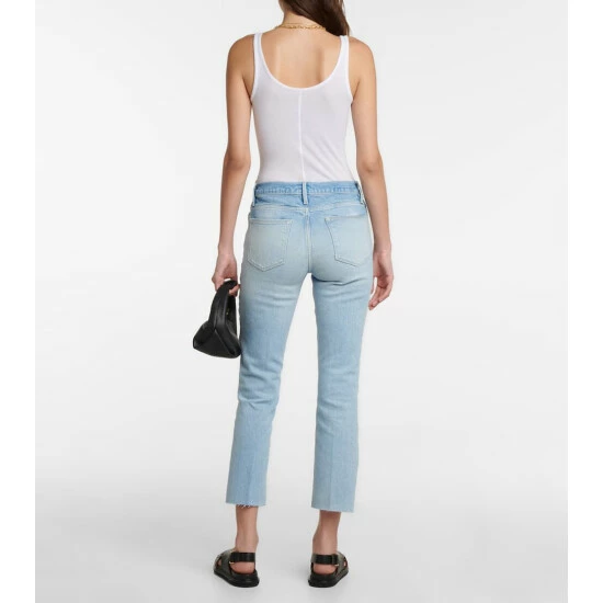 Frame Le High Cropped Straight Jeans 2 Frame Le High Cropped Straight Jeans - Image 2