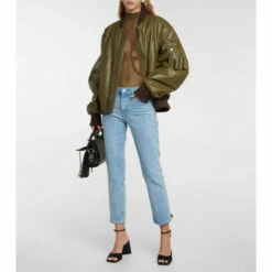 Frame Le High Straight High-rise Slim Jeans