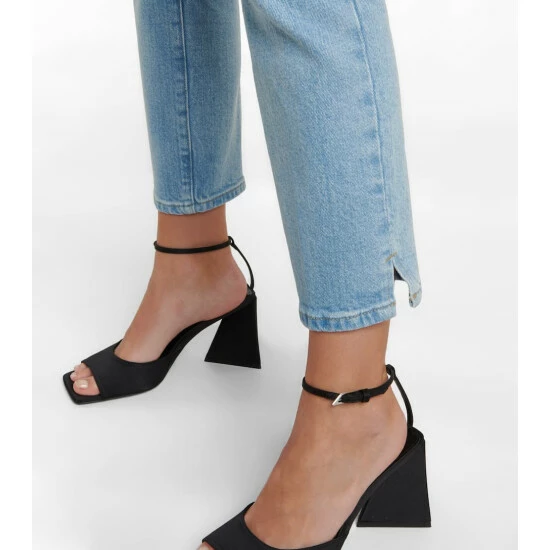 Frame Le High Straight High-rise Slim Jeans 4 Frame Le High Straight High-rise Slim Jeans - Image 4