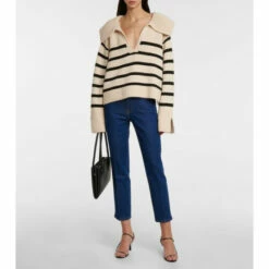 Frame Le High Cropped Straight Jeans