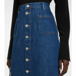 Frame Le Bardot Denim Midi Skirt -Frame Online Shop unnamed file 715