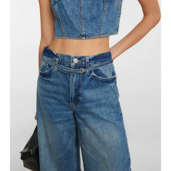 Frame Le Baggy High-rise Belted Jeans 3 Frame Le Baggy High-rise Belted Jeans - Image 3