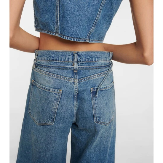 Frame Le Baggy High-rise Belted Jeans 4 Frame Le Baggy High-rise Belted Jeans - Image 4