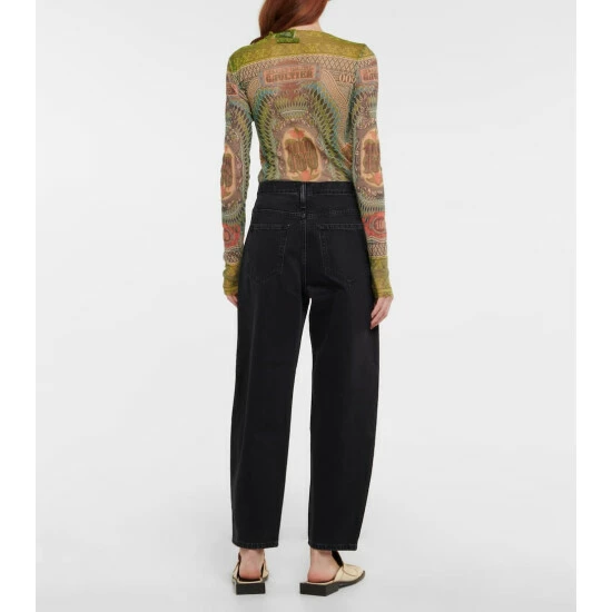 Frame High-rise Barrel-leg Jeans 2 Frame High-rise Barrel-leg Jeans - Image 2