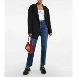 Frame High 'n' Tight Straight-leg Jeans