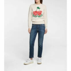 Frame Le High Cropped Straight Jeans