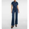 Frame Flare De Francoise Denim Jumpsuit