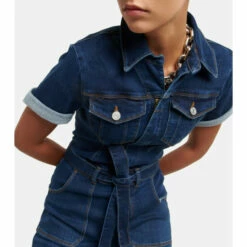 Frame Flare De Francoise Denim Jumpsuit -Frame Online Shop unnamed file 868